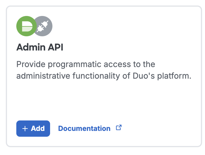 Duo API Credentials