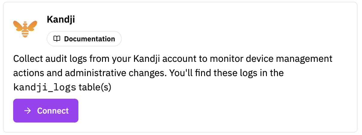 Kandji Source Tile
